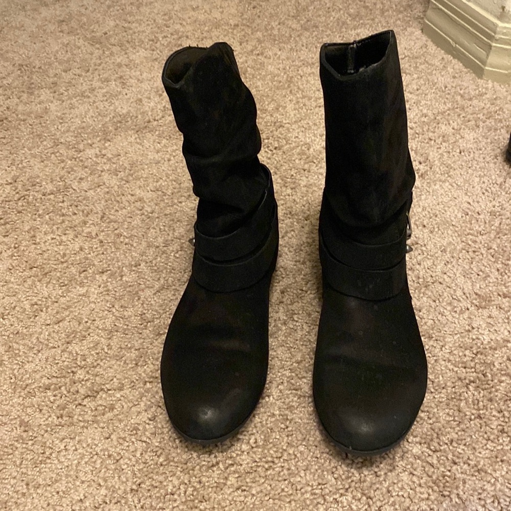 Black Aldo booties